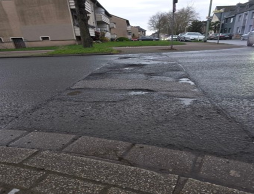 BV Meiderich/Beeck – Antrag: Straßensanierung Kreuzung Am Beeckbach / Lange Kamp